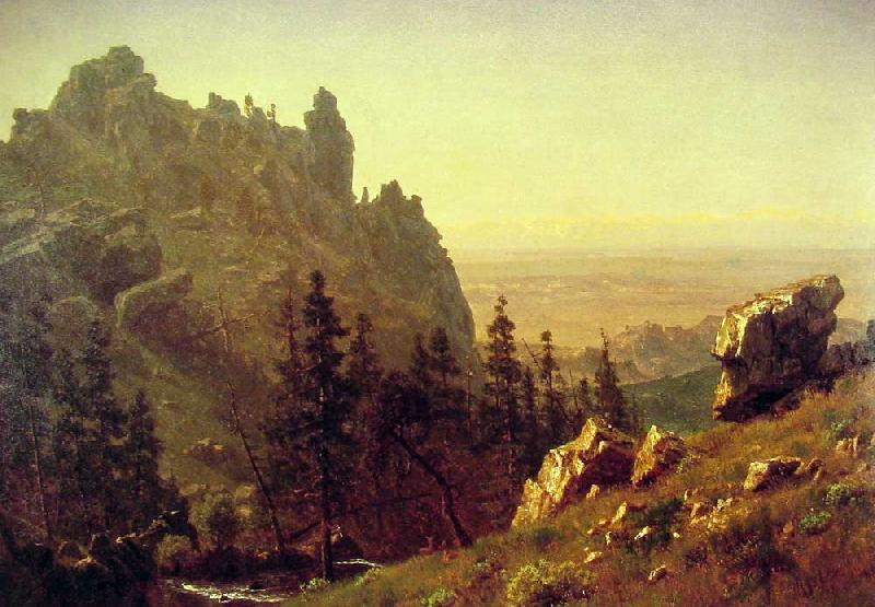 Albert Bierstadt  Wind River Country Sweden oil painting art